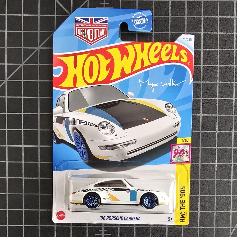 MATTEL HOT WHEELS 2024 96' PORSCHE CARRERA - WHITE
